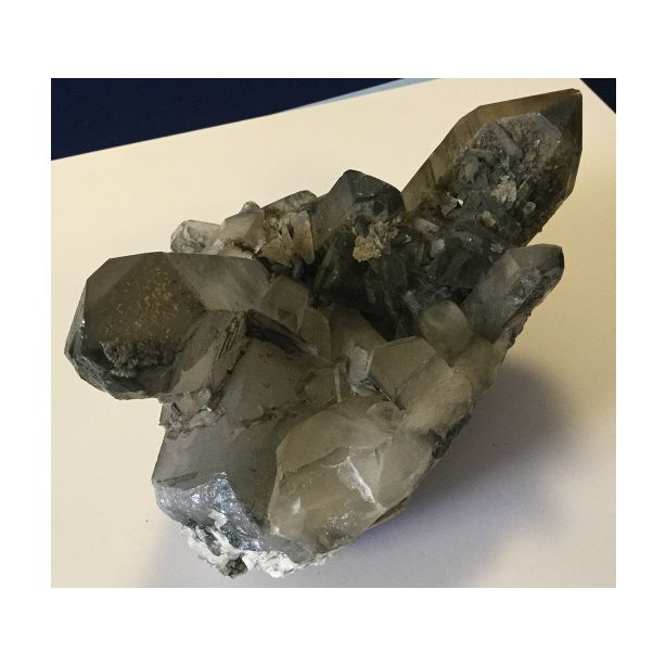 Quartz with Inclusions on Calcite MM490