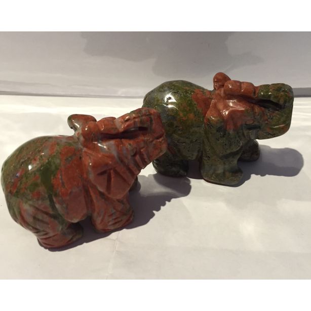  Unakite Elephant W52
