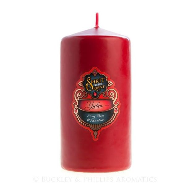 SPIRIT PILLAR CANDLE YULAN MEDIUM (HAPPINESS)