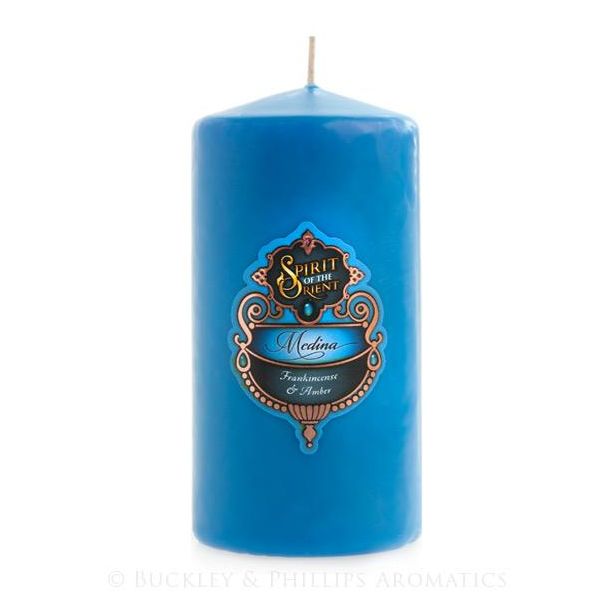 SPIRIT PILLAR CANDLE MEDINA MEDIUM (PROSPERITY)