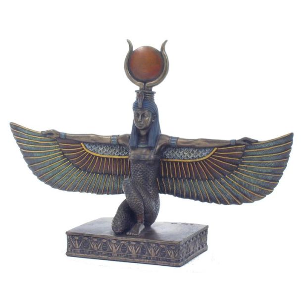 Isis with Solar Disc statue R040