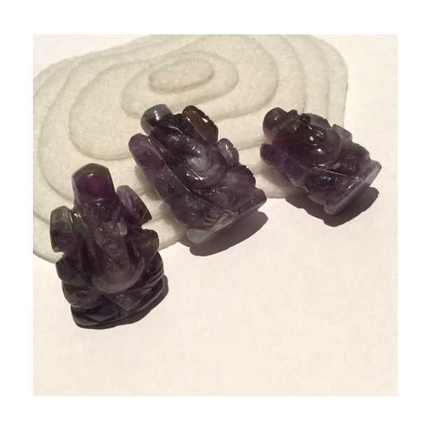 Amethyst Mini Ganesh CCC14