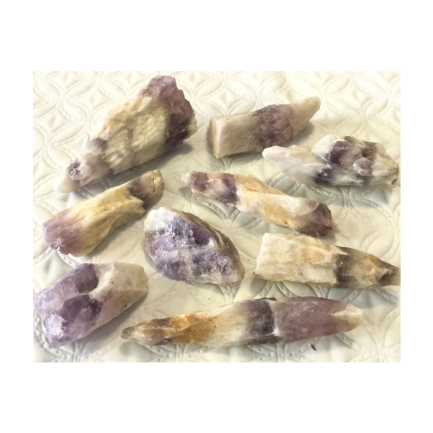Chevron Amethyst Rough Points CC181