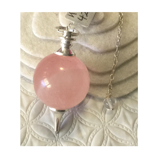 Rose Quartz Pendulum KK424