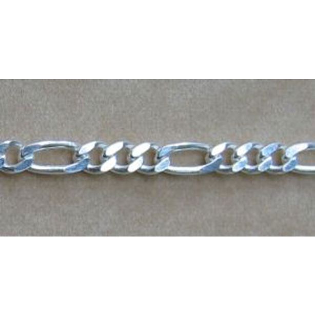 Figaro - 50cm Sterling Silver Chains