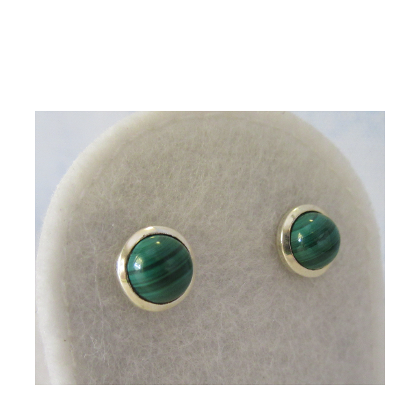 Malachite Large Earrings PJ87A