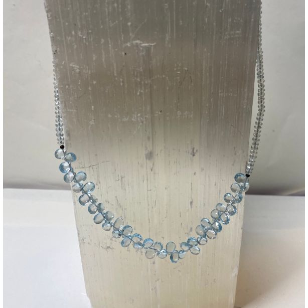 Topaz Blue Necklace AA01