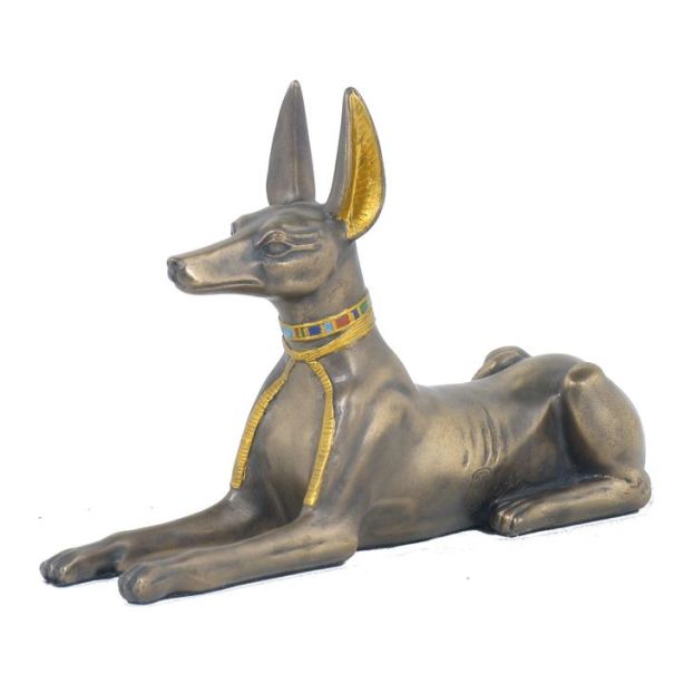 Anubis statue - god of embalming (lying) R262