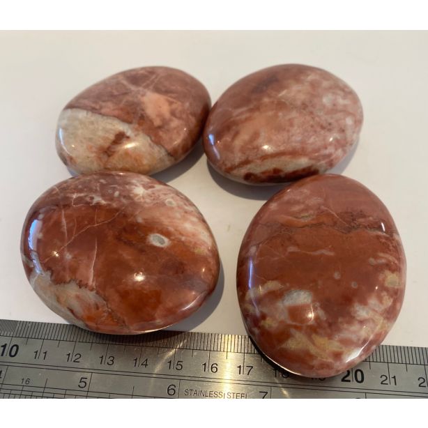 Red Jasper Palm Stones