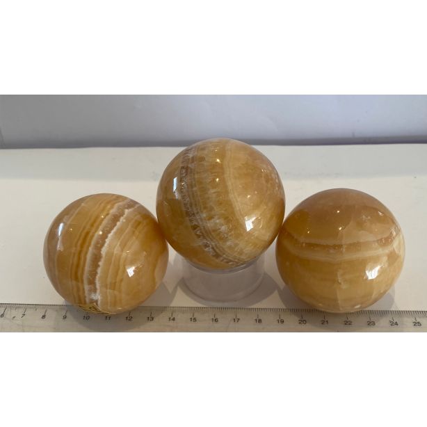 Yellow Calcite Sphere  BI77