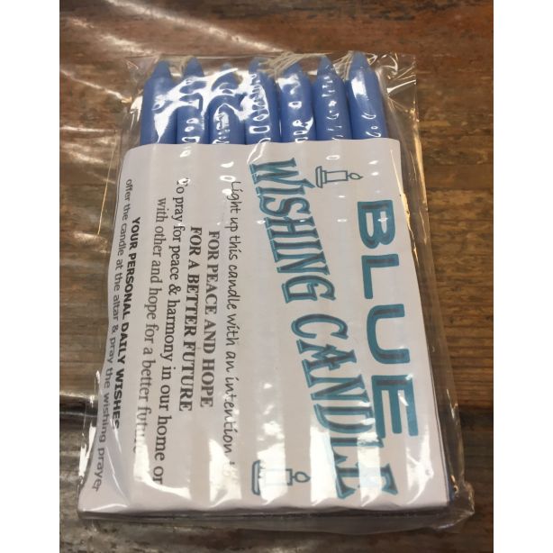 Blue Wishing Candle E418