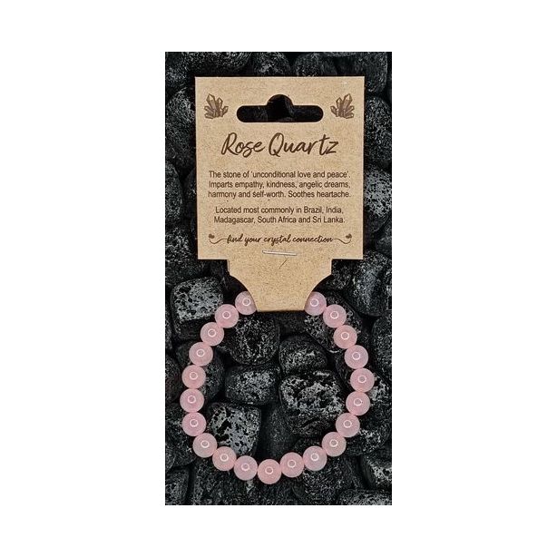 Rose Quartz Bracelet 8mm MBE579