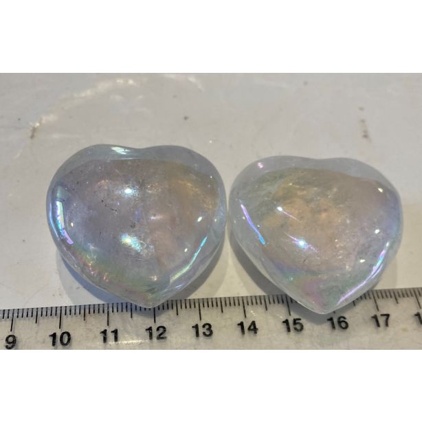 Rainbow Aura Heart CC509