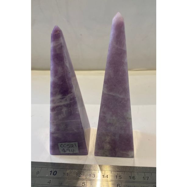  Lepidolite Obelisk C C521