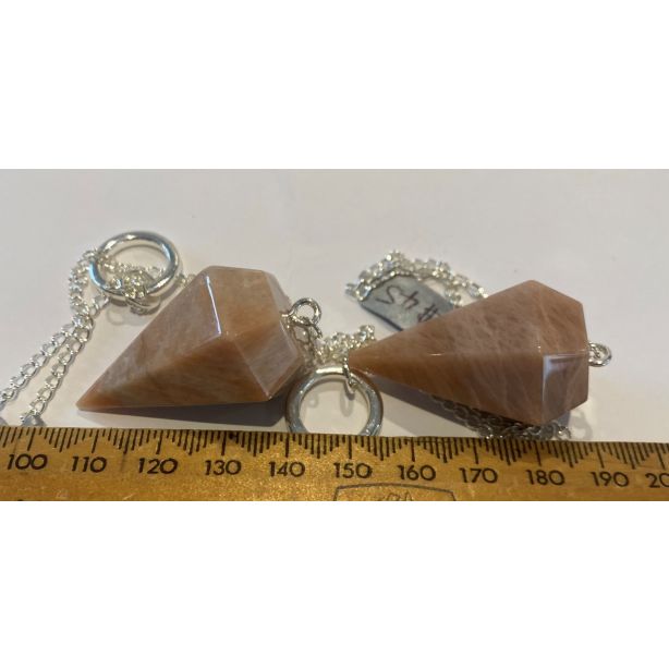 Peach Moonstone  Pendulum CC566