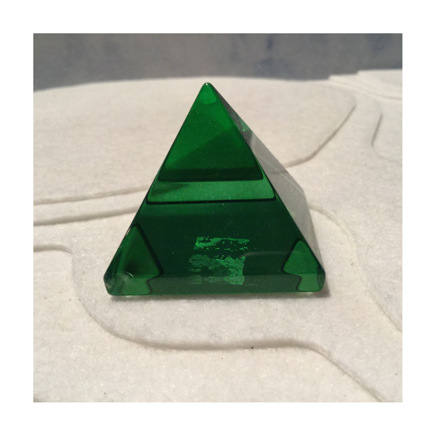 Green Obsidian Pyramid CC60