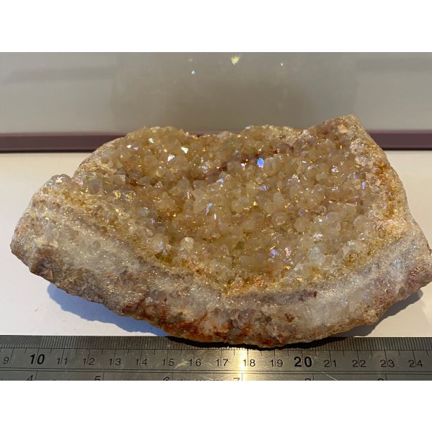  Aura Citrine Quartz Clusters CC625