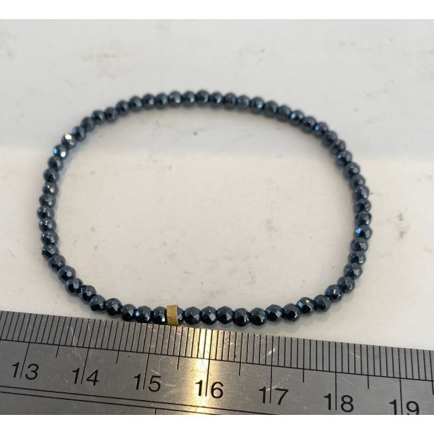 Hematite Tumbled Bracelet CC630