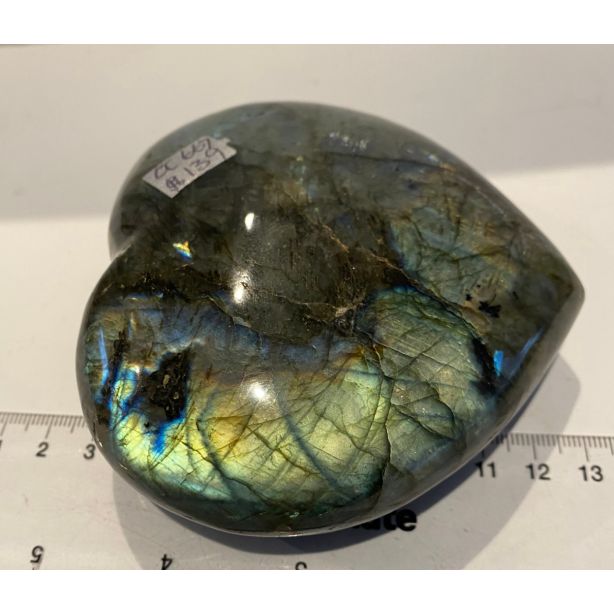 Labradorite Heart CC667