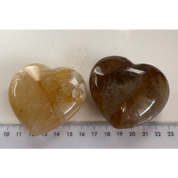 Golden Healer Quartz Heart CC692