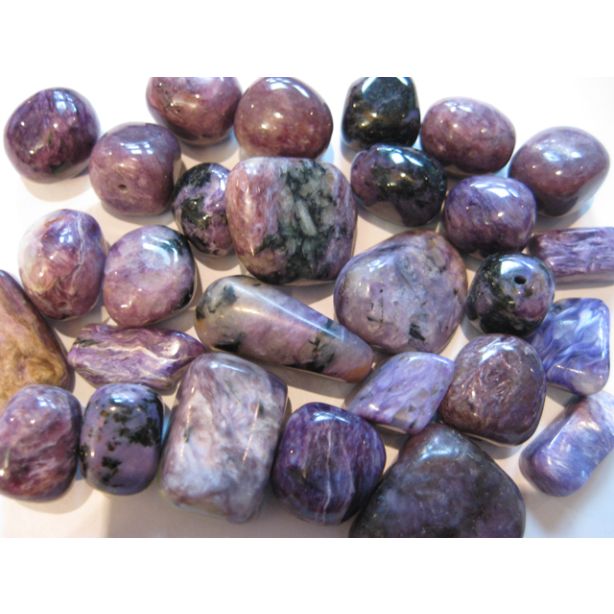 charoite tumbled stone