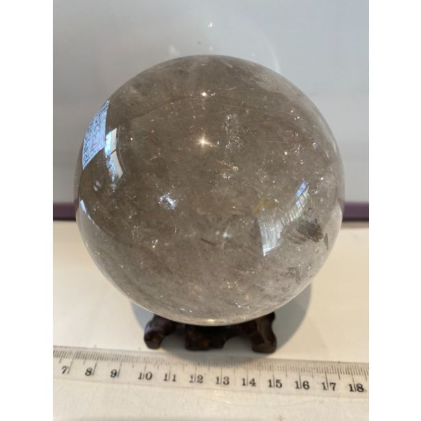  Smokey Rutilated  Sphere  CM559