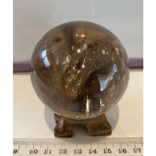  Smokey Quartz Sphere  CM561