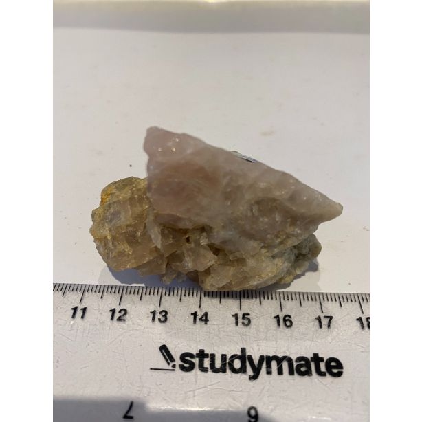 Morganite  and Black tourmaline Specimen CW328