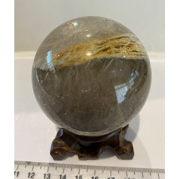 Rutile Quartz Sphere CW397