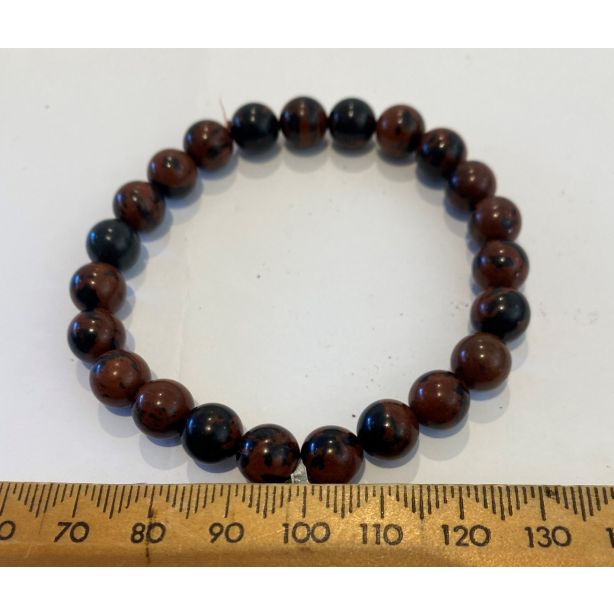 Obsidian Mahogany 8mm Bracelet CW626