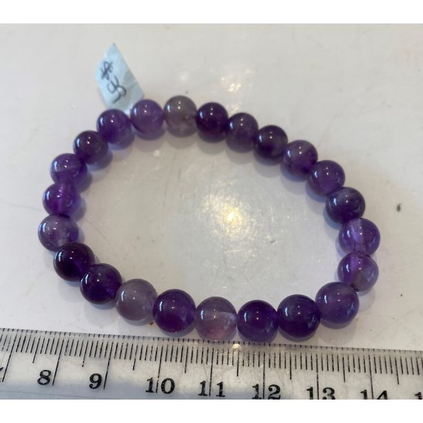 Amethyst  Bracelet  8 mm EFI204