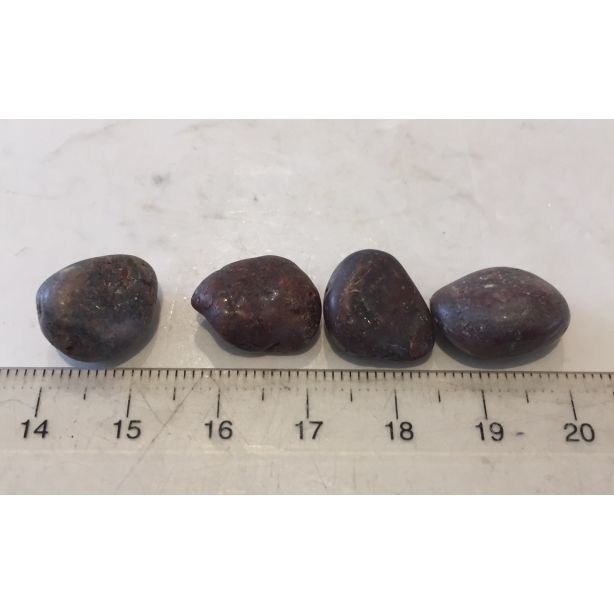 Red Herderite stones ES01