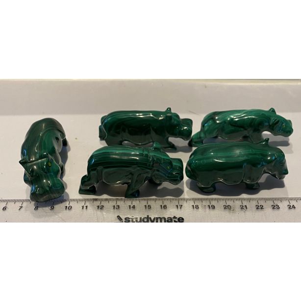 Malachite Hippopotamus FL54