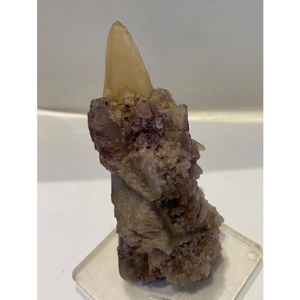 Calcite on Fluorite GT419