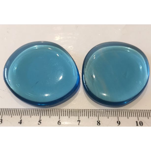 Blue Obsidian Flat Stone HWH97