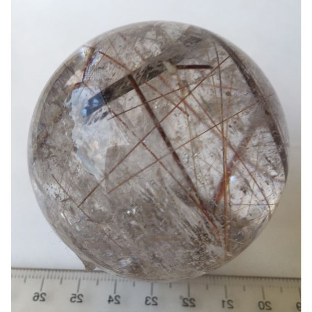 Tourmalinated Quartz Sphere IEC432