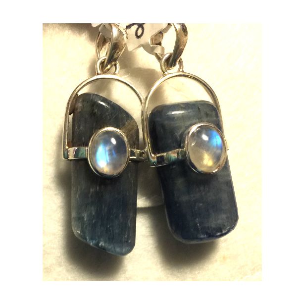 Kyanite Moonstone Pendant PJ127A