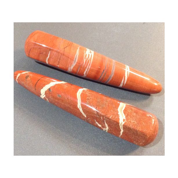 Red Silver Leaf Jasper Wand CW111