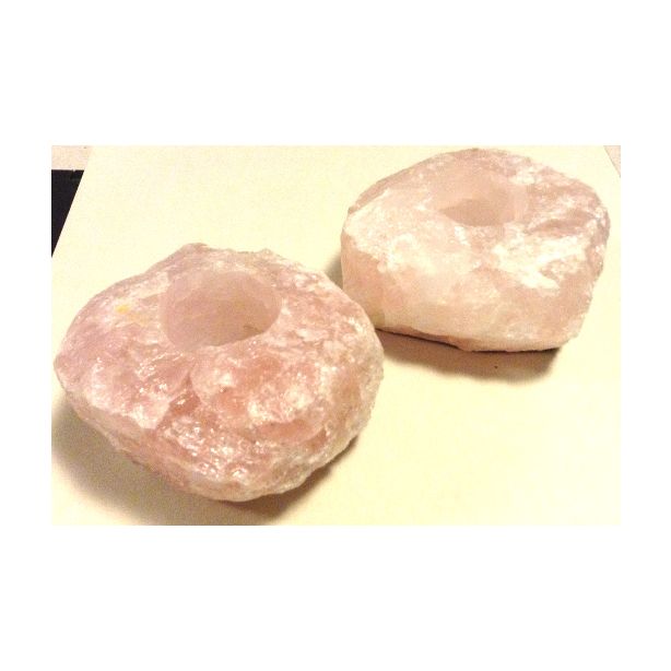 Rose Quartz Candle Holder KK339