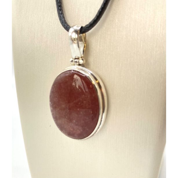 Strawberry Quartz Pendant CD343