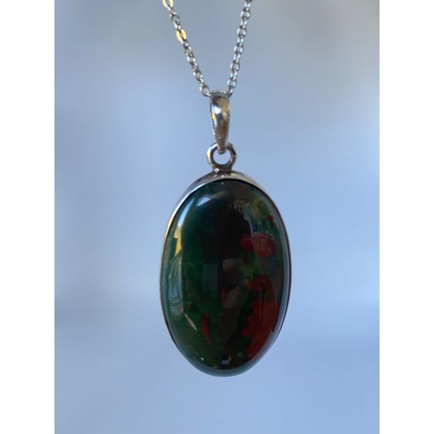  Bloodstone Pendant KK674
