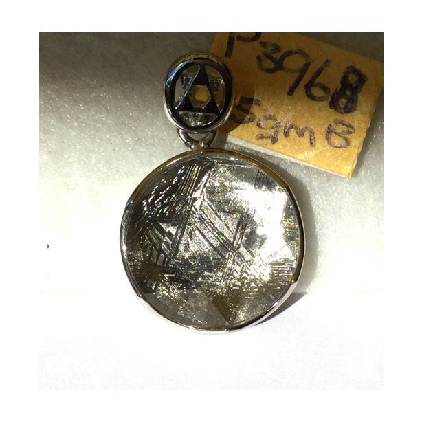 Gibeon and Clear Quartz Pendant P396B