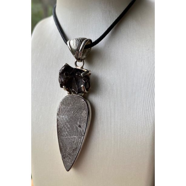 Gibeon Meteorite Pendant FH02