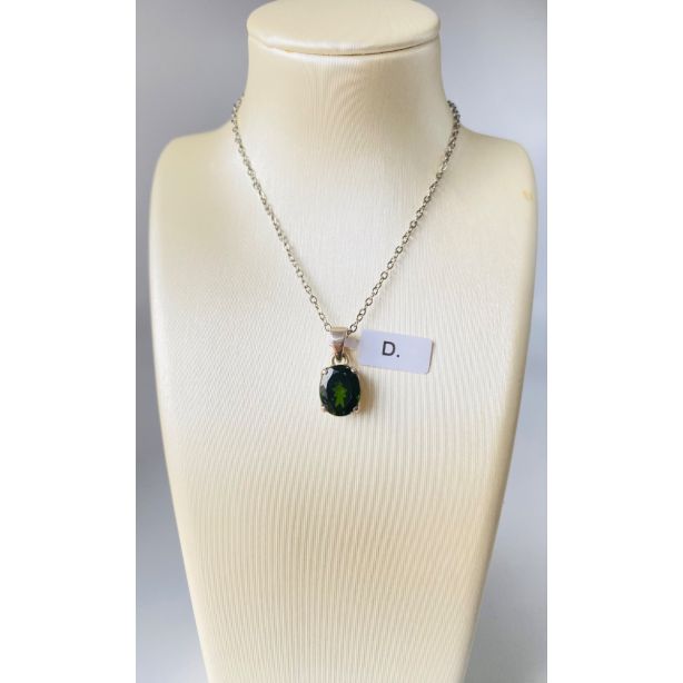 Chrome Diopside Pendant PJ427