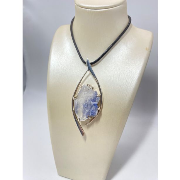 Dumortierite in Quartz Pendant BT210