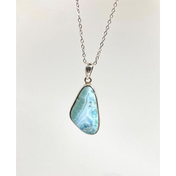 Larimar Drop Pendant E051