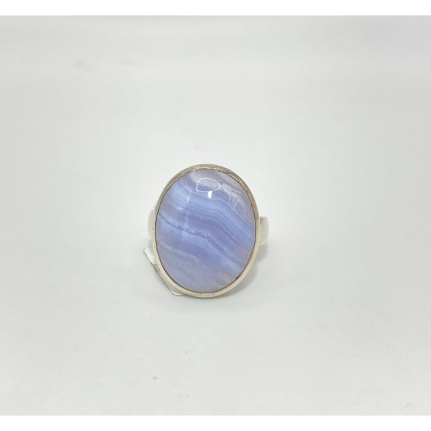 Blue Lace Agate Ring PJ732
