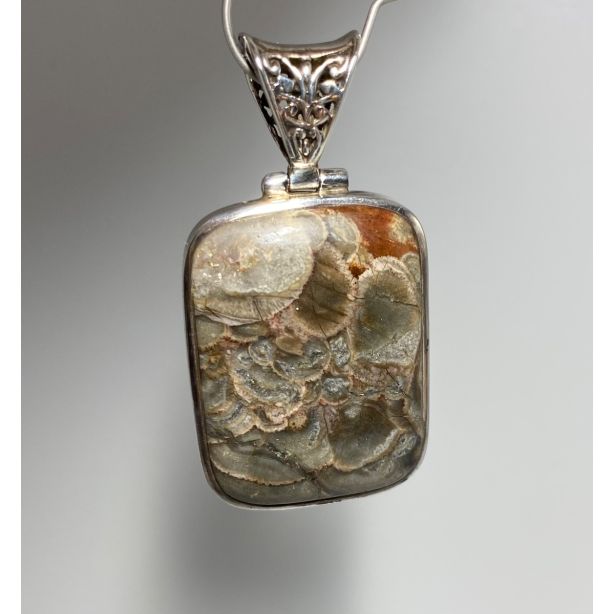 Butterfly Wing Jasper Pendant Po23