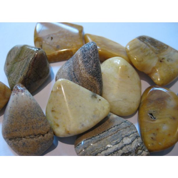 jasper yellow tumble