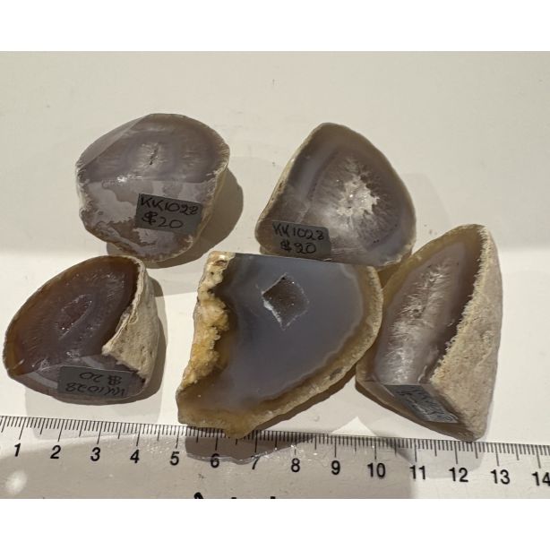 Natural Small Agate Geode KK1028